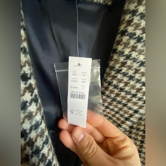 J.Crew Sommerset blazer in houndstooth wool - size 2 - Picture 7 of 8